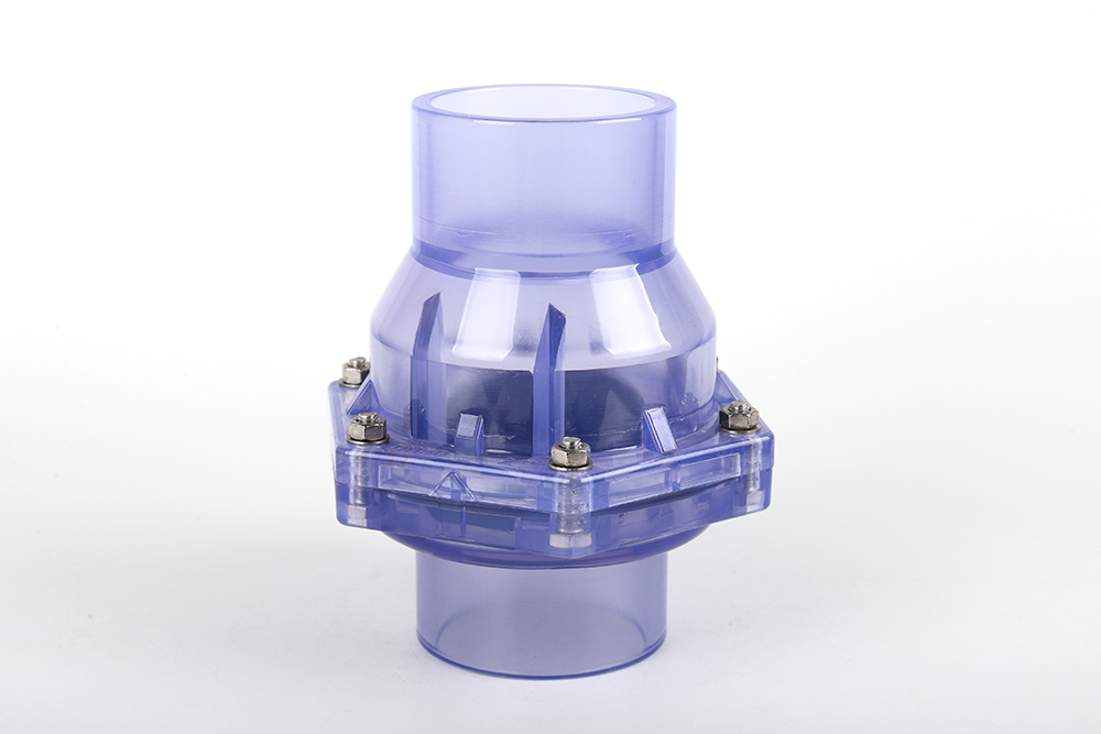 西平透明翻板式止回阀